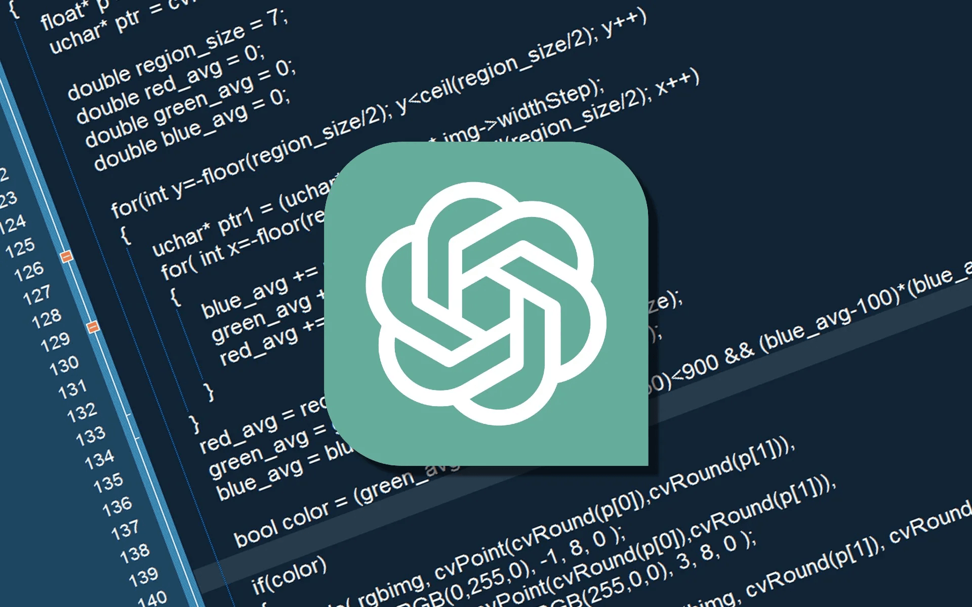 An AI assistant generating code, illustrating the early rise of AI coding tools