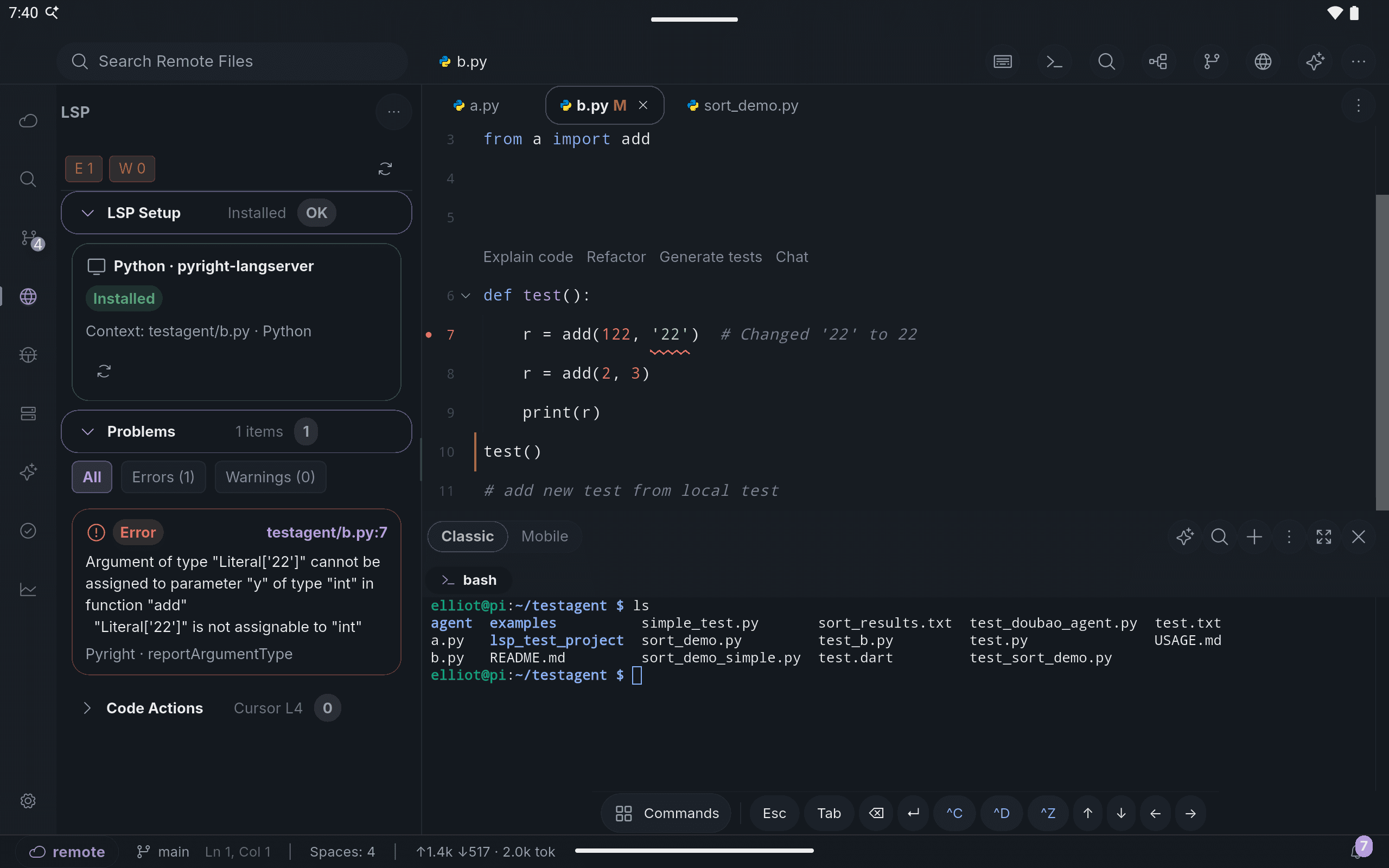 NimoteCode 移动代码编辑器 — iPad